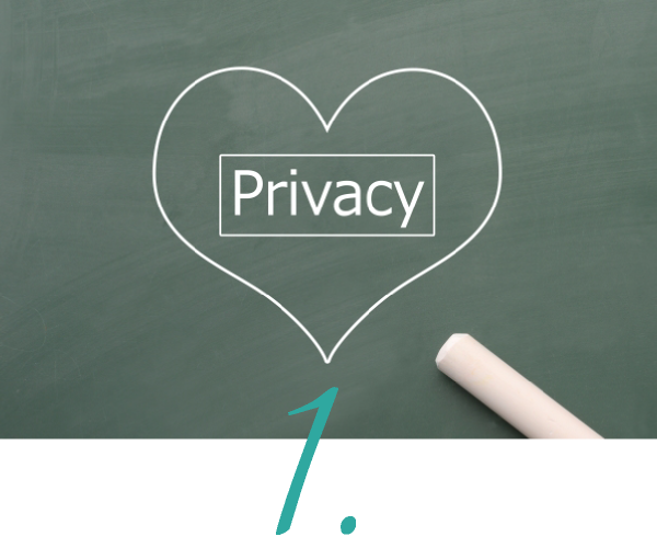 1.プライバシーの確保イメージ
